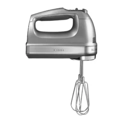 KitchenAid sähkövatkain 9 nopeutta 85W, Contour silver
