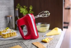 KitchenAid vispilät silikonireunalla, Stainless steel