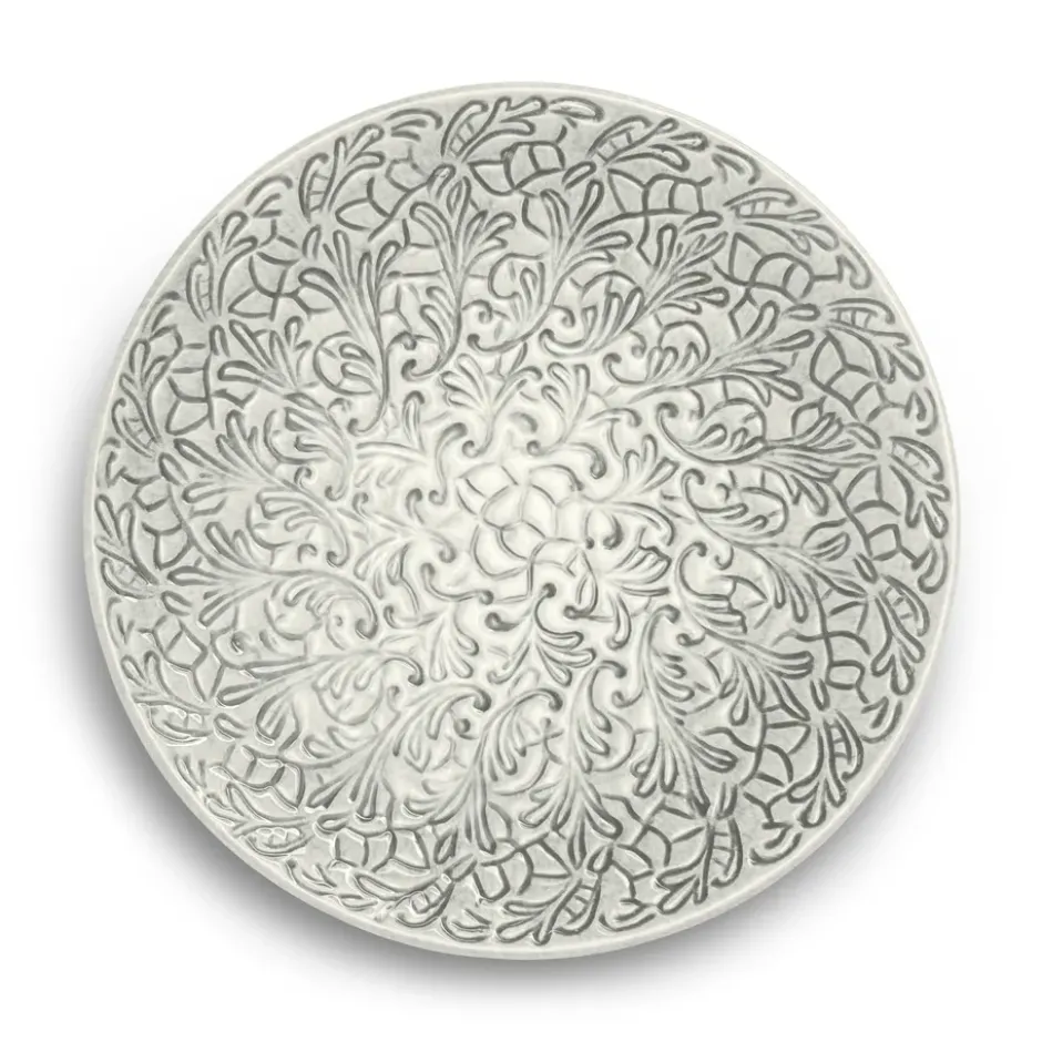 Lace-lautanen 20 cm, Harmaa