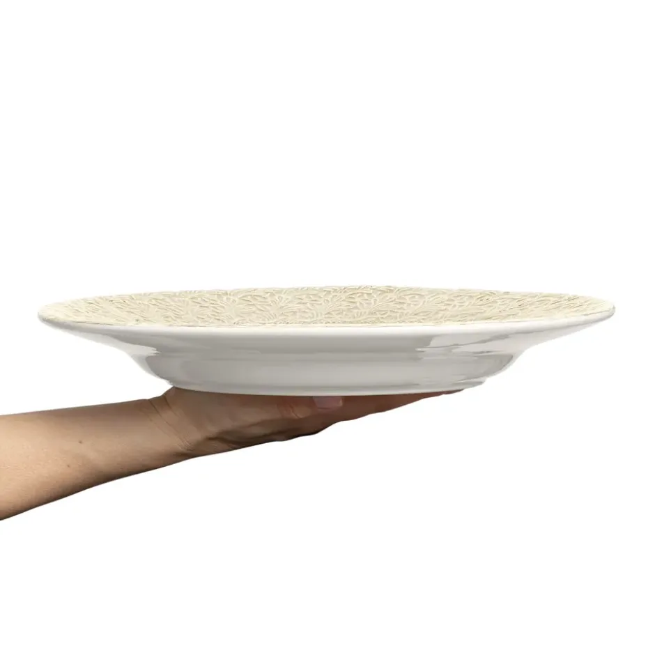 Lace-lautanen 32 cm, Sand