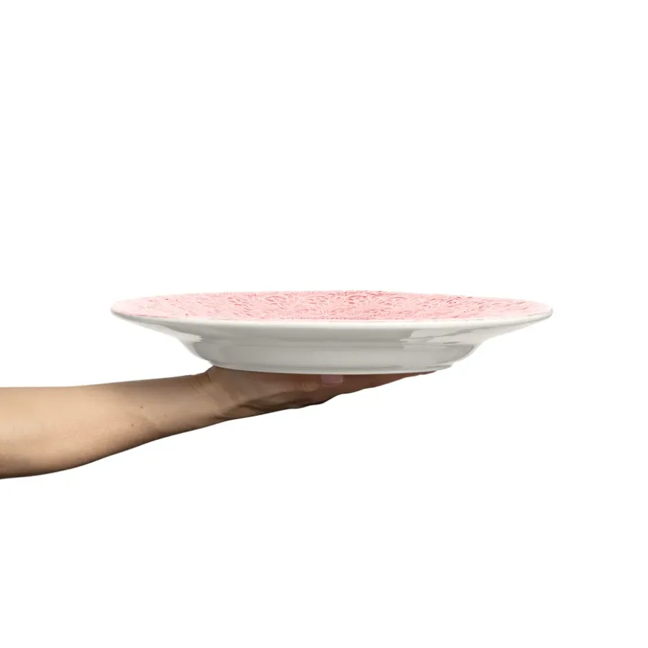 Lace-lautanen 32 cm, Vaaleanroosa