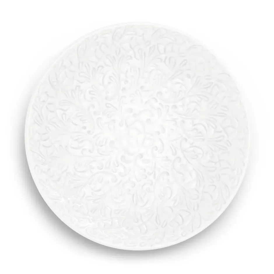 Lace-lautanen 20 cm, Valkoinen