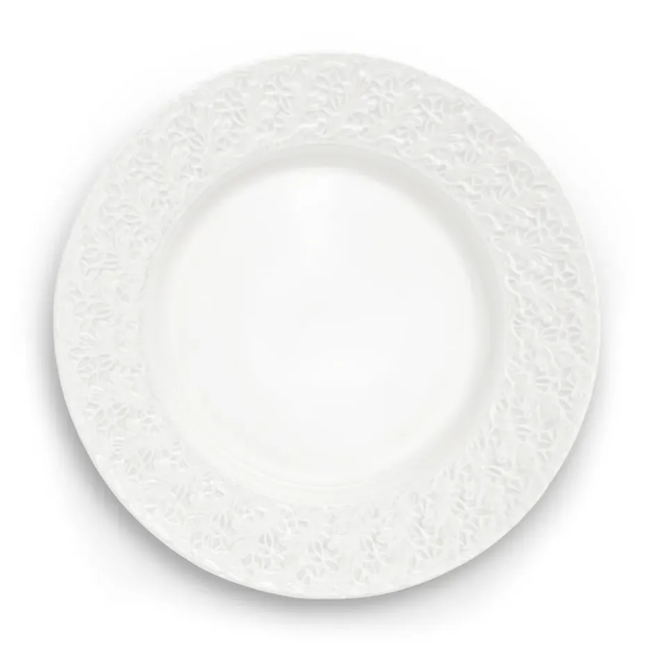 Lace-lautanen 32 cm, Valkoinen