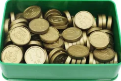 Leksakspengar 10 kr mynt 100 st