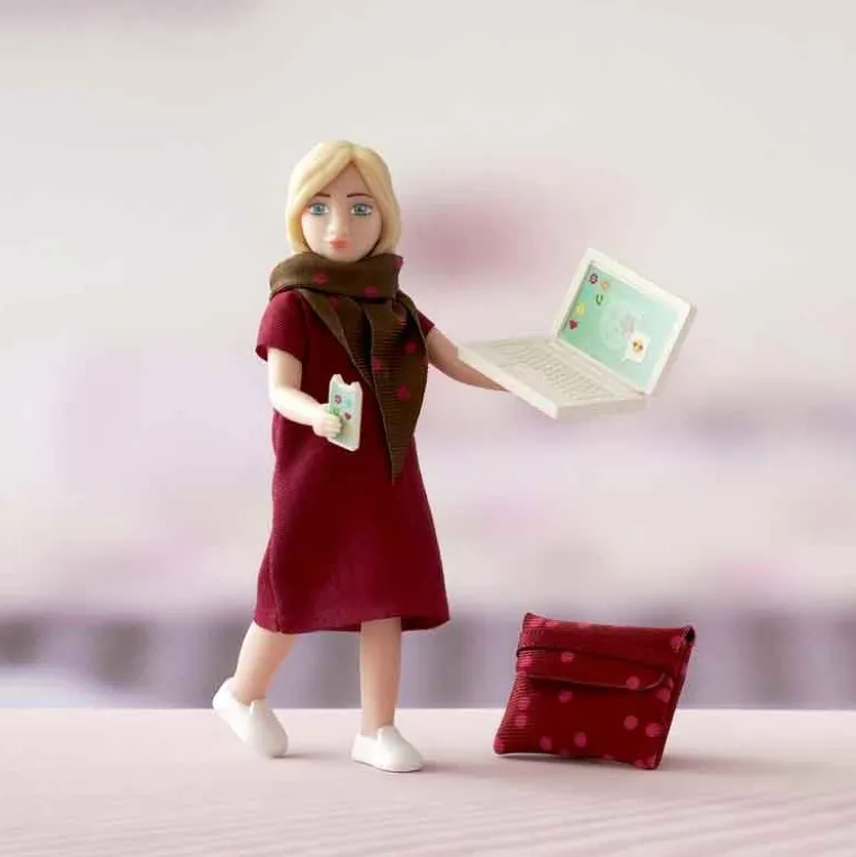Lundby Docka med dator