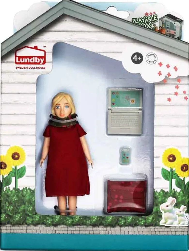 Lundby Docka med dator