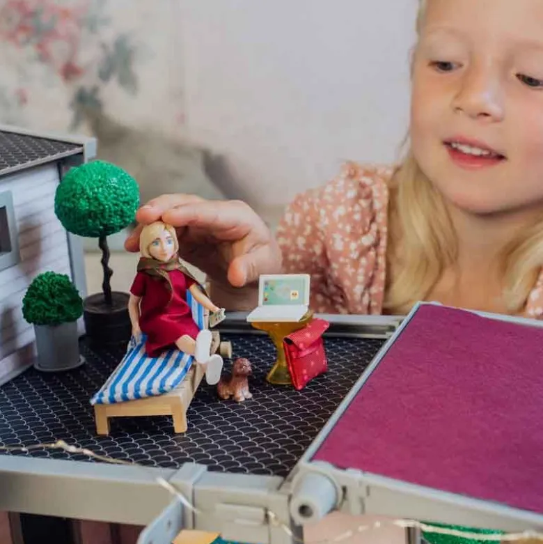 Lundby Docka med dator