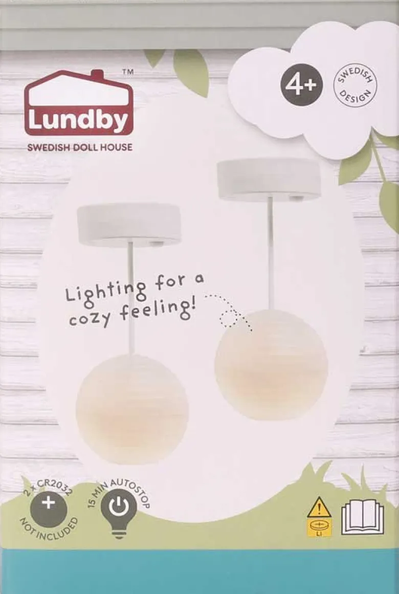 Lundby 2 Rislampor Batteri