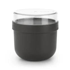 Make & Take -aamiaiskulho 0,5 l, Tummanharmaa