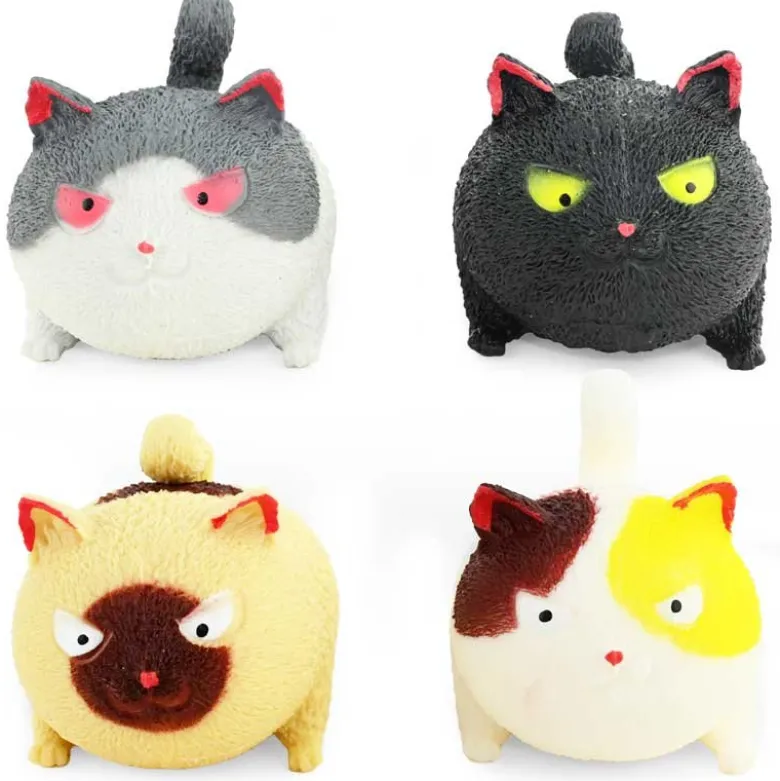 Mjuk Katt Squeeze Stretchig Katt 11 cm