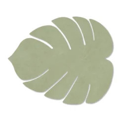 Monstera Leaf Nupo pöytätabletti S, Oliivinvihreä