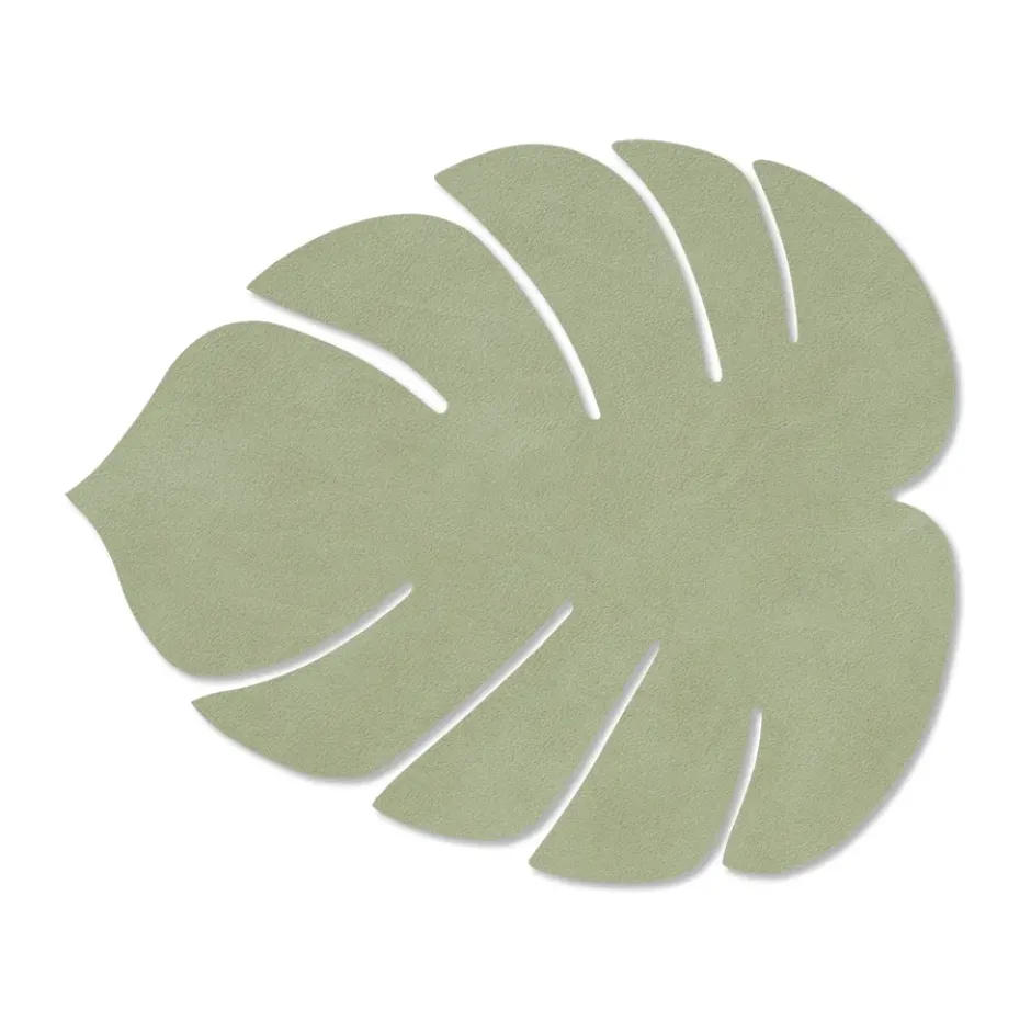 Monstera Leaf Nupo pöytätabletti S, Oliivinvihreä