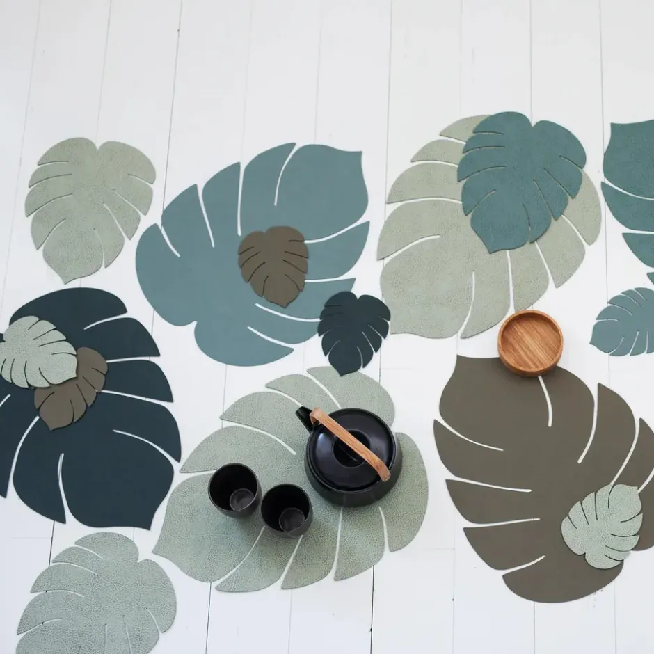 Monstera Leaf Nupo pöytätabletti L, Army green