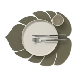Monstera Leaf Nupo pöytätabletti L, Army green