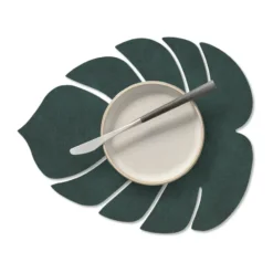 Monstera Leaf Nupo pöytätabletti S, Tummanvihreä