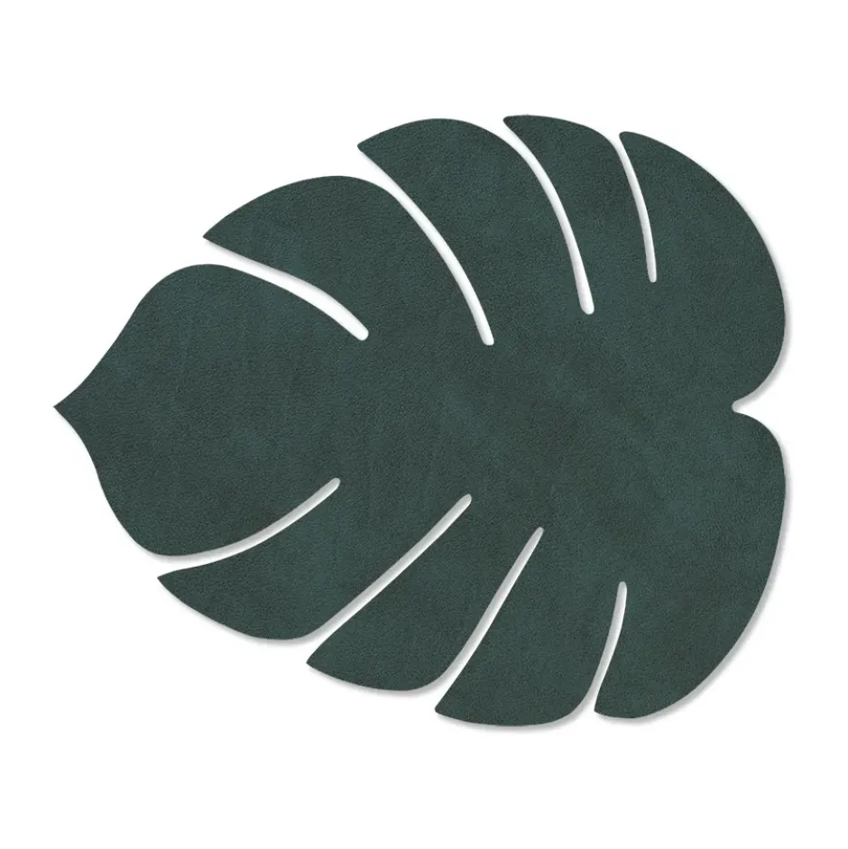Monstera Leaf Nupo pöytätabletti S, Tummanvihreä