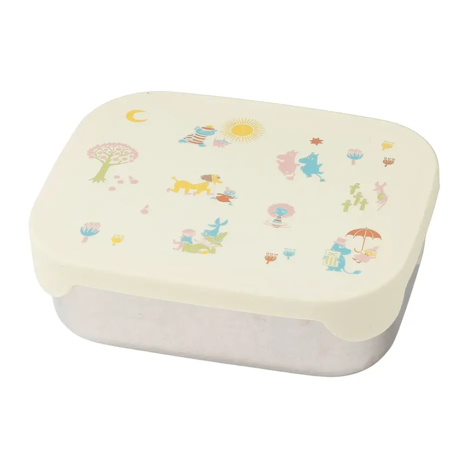 Mumin 80 lounaslaatikko pelti 13x17 cm, Beige