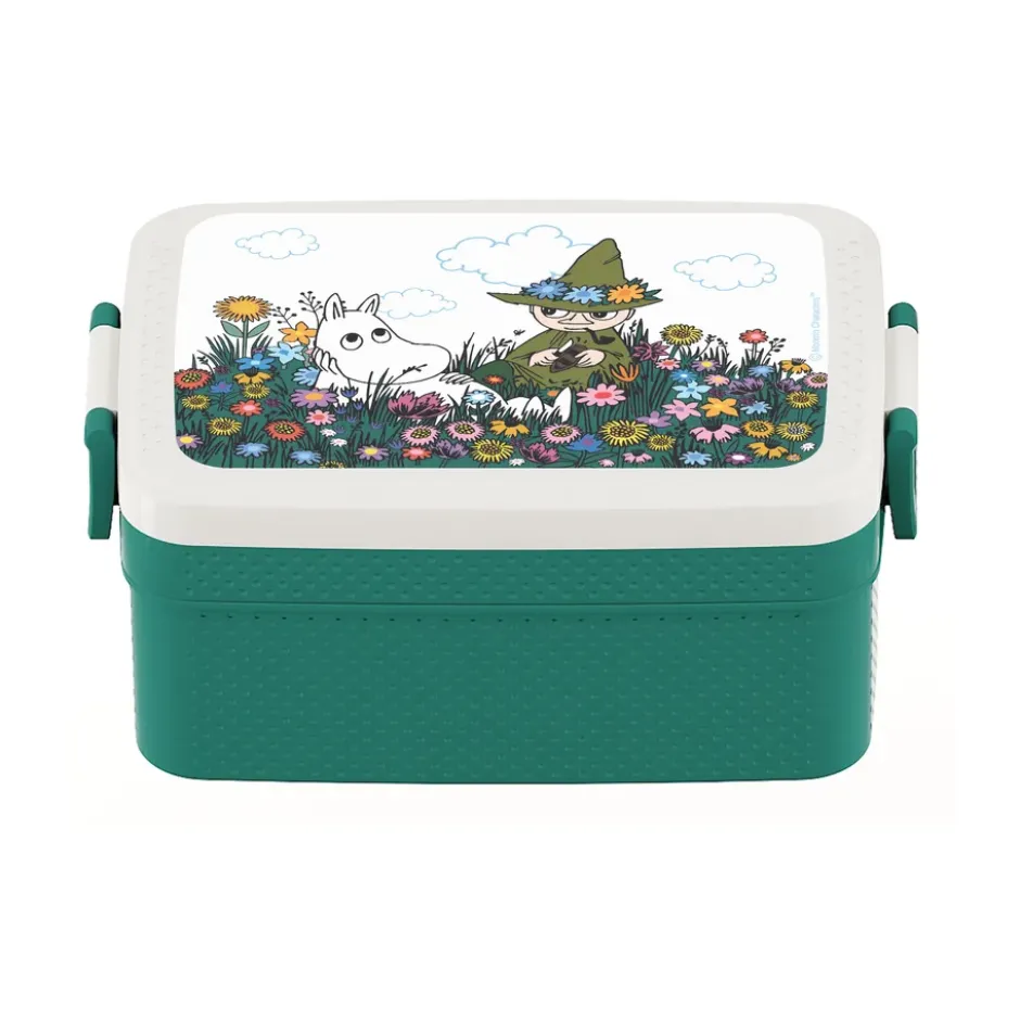 Muumi Niitty lounasrasia 12×18,5 cm, Vihreä
