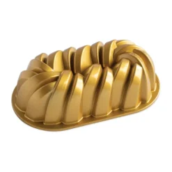Nordic Ware Braided -leipävuoka 1,4 l, Kulta