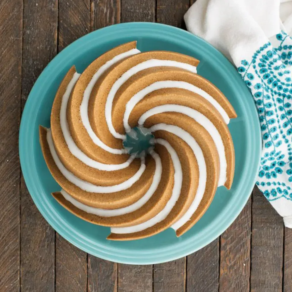 Nordic Ware Heritage bundt -leivontavuoka hopea, 2,4 l
