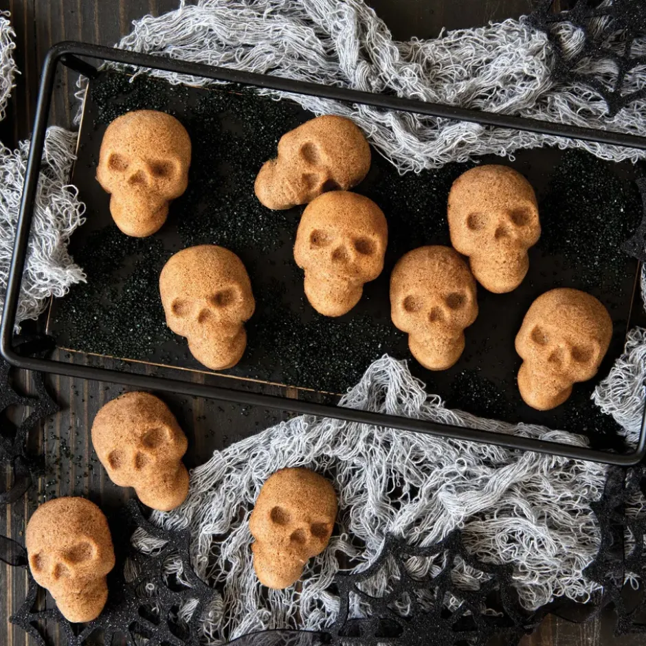 Nordic Ware Skull Bites -leivontavuoka, Pronssi