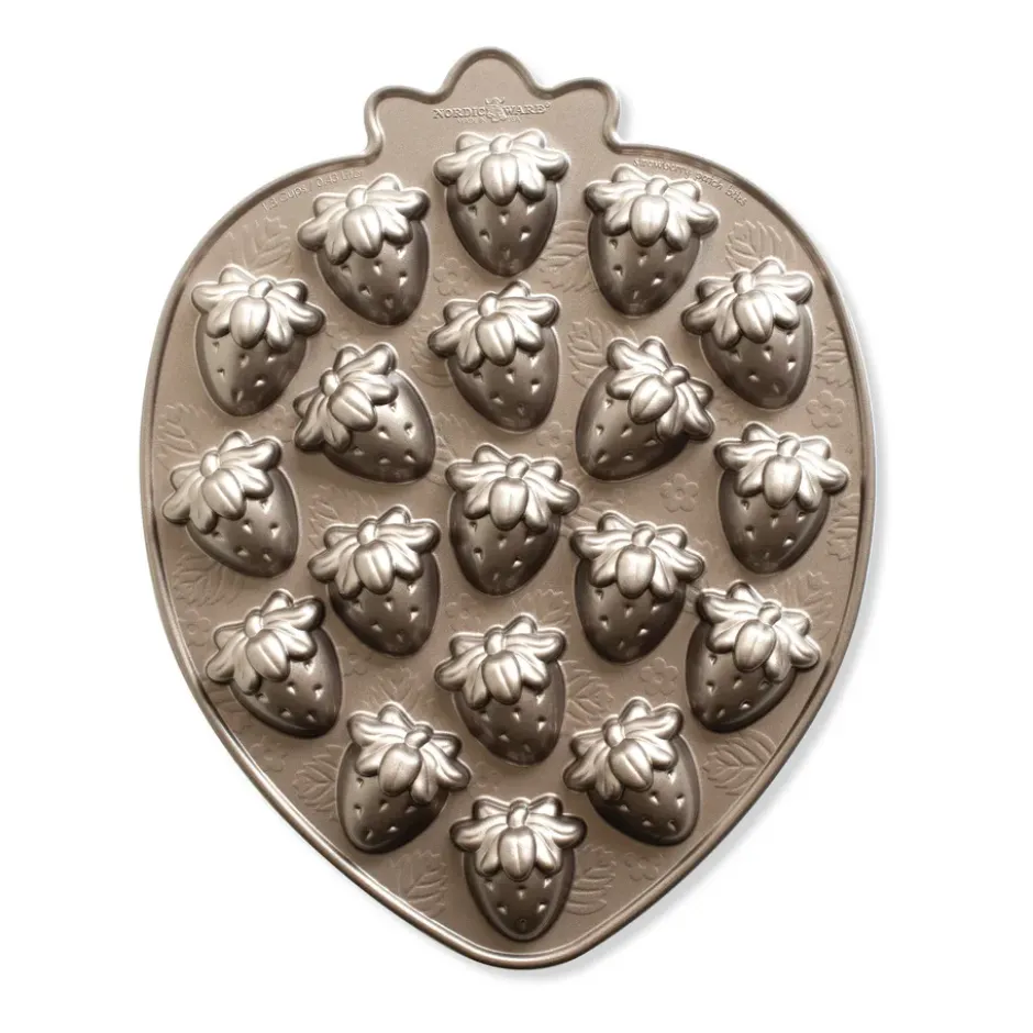 Nordic Ware strawberry bites -kakkuvuoka, 0,4 l