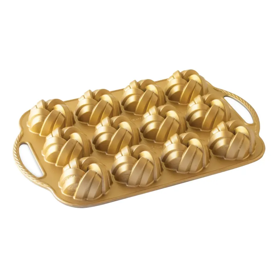 Nordic Ware 75th anniversary braided bundt -leivontavuoka, 0,72 l mini