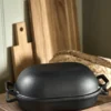 Nordwik leipävuoka levain XL 39x26 cm, Musta