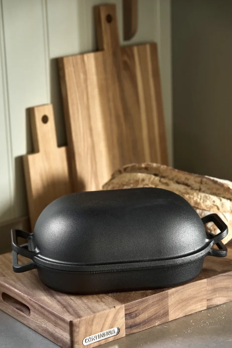 Nordwik leipävuoka levain XL 39x26 cm, Musta