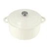 Nordwik valurautapata pyöreä 5 l, Creme