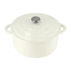 Nordwik valurautapata pyöreä 5 l, Creme