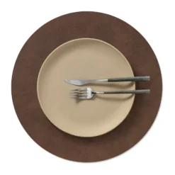 Nupo pöytätabletti, Tummanruskea, ympyrä, L