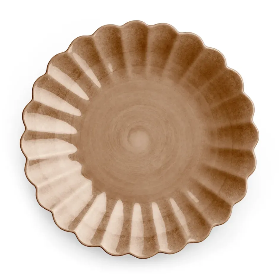 Oyster lautanen 20 cm, Cinnamon