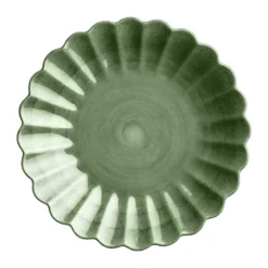 Oyster lautanen 20 cm, metsänvihreä