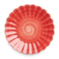 Oyster lautanen 20 cm, Punainen