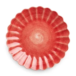 Oyster lautanen 28 cm, Punainen