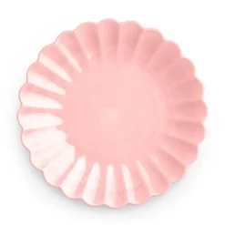 Oyster lautanen 20 cm, Vaaleanpunainen