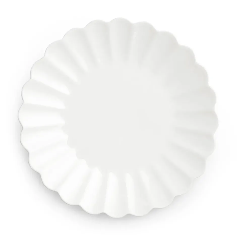 Oyster lautanen 20 cm, Valkoinen