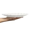 Oyster lautanen 28 cm, Valkoinen