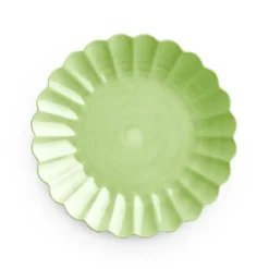 Oyster lautanen 28 cm, Vihreä