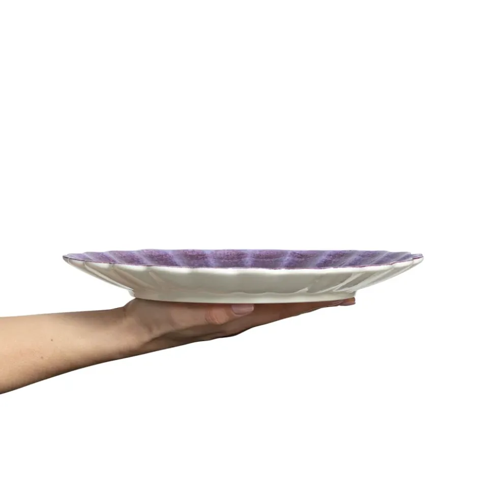Oyster lautanen 28 cm, Violetti