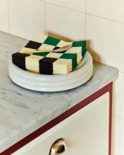 Pattern Lunch Check servietti 33x33 cm 20-pakkaus, Off white-green-black M