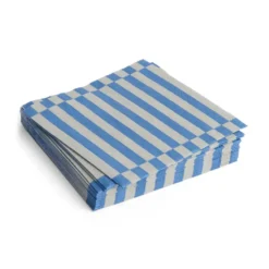 Pattern Lunch Stripe servietti 33x33 cm 20-pakkaus, Grey-blue pillar