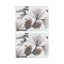Pine Cone pöytätabletti 2-pakkaus, Cotton white