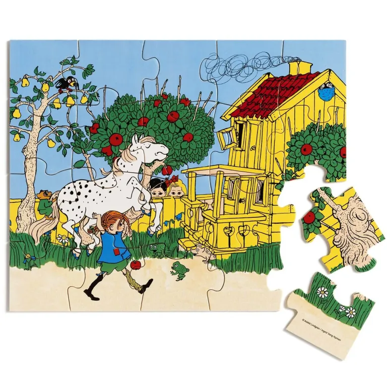 Pippi Träpussel 20 bitar