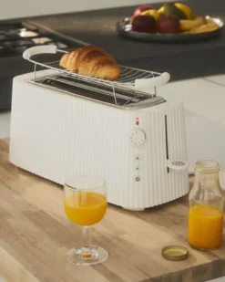 Plissé leivänpaahdin dubbel, Valkoinen