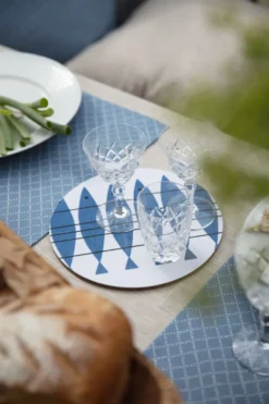 Prickruta pöytätabletti 34x45 cm 2-pack., Sininen
