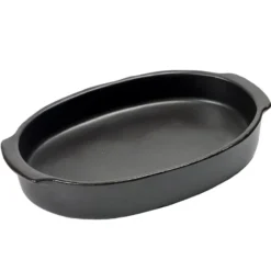 Pure ovaali uunivuoka L, Black