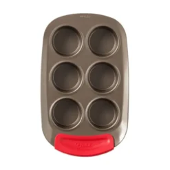 Pyrex Asimetria muffinsivuoka, Silikoni, suorakulmainen, 6 muffinsia