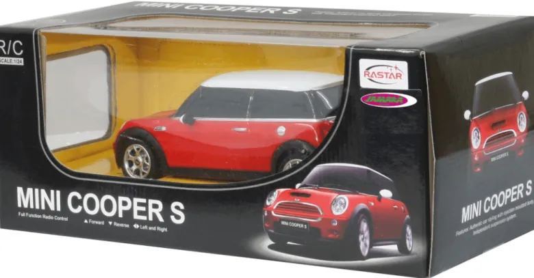 Radiostyrd Bil Mini Cooper S Röd Jamara 1:24